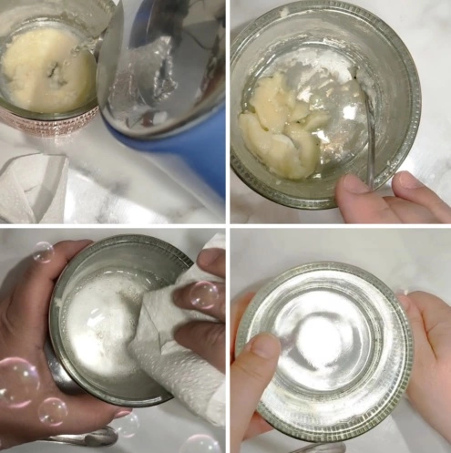 How to Clean your empty candle jars